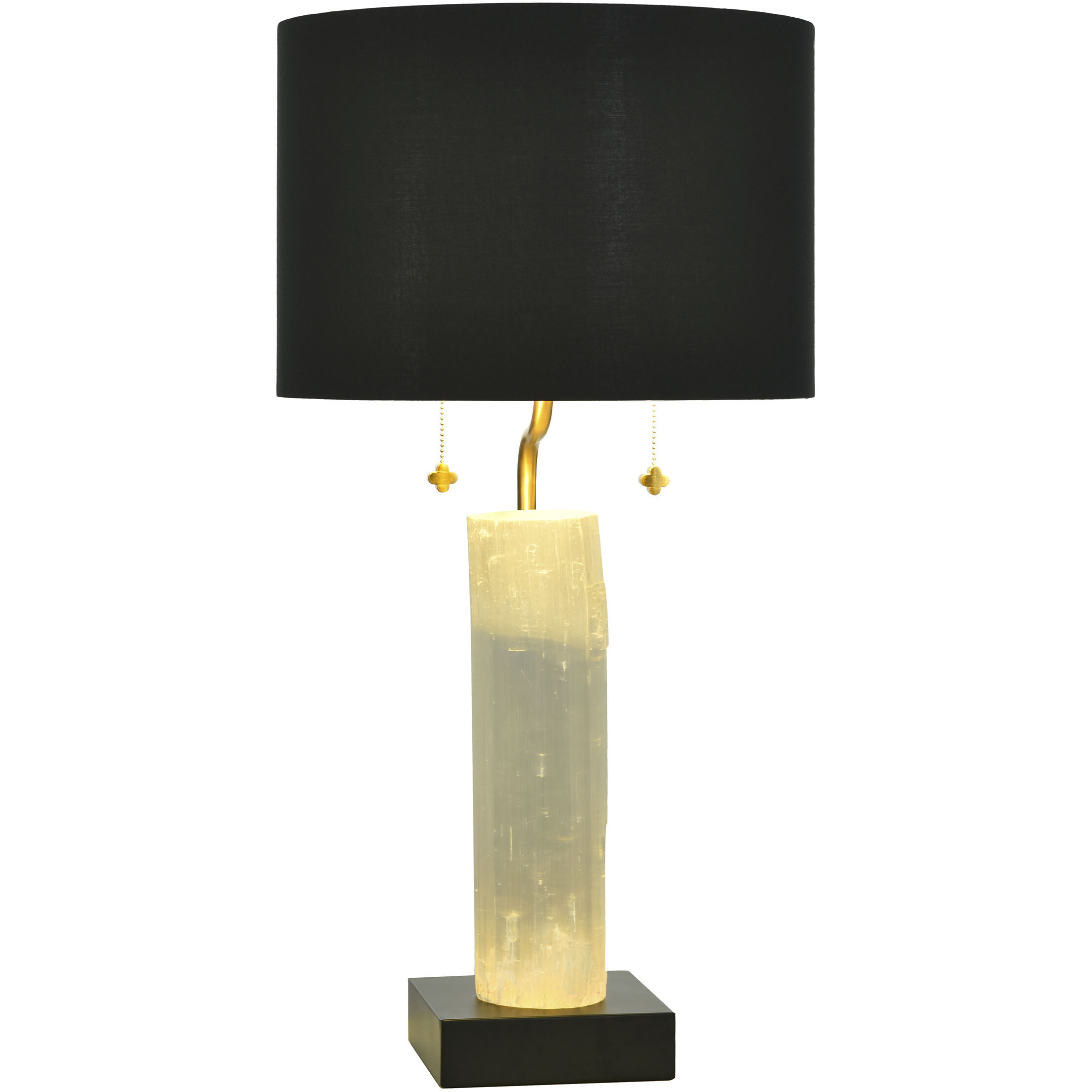 Jasper 32 inch 60 watt Black and White Table Lamp Portable Light in Black/White