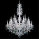 Sterling 20 Light 34 inch Polished Silver Chandelier Ceiling Light in Heritage