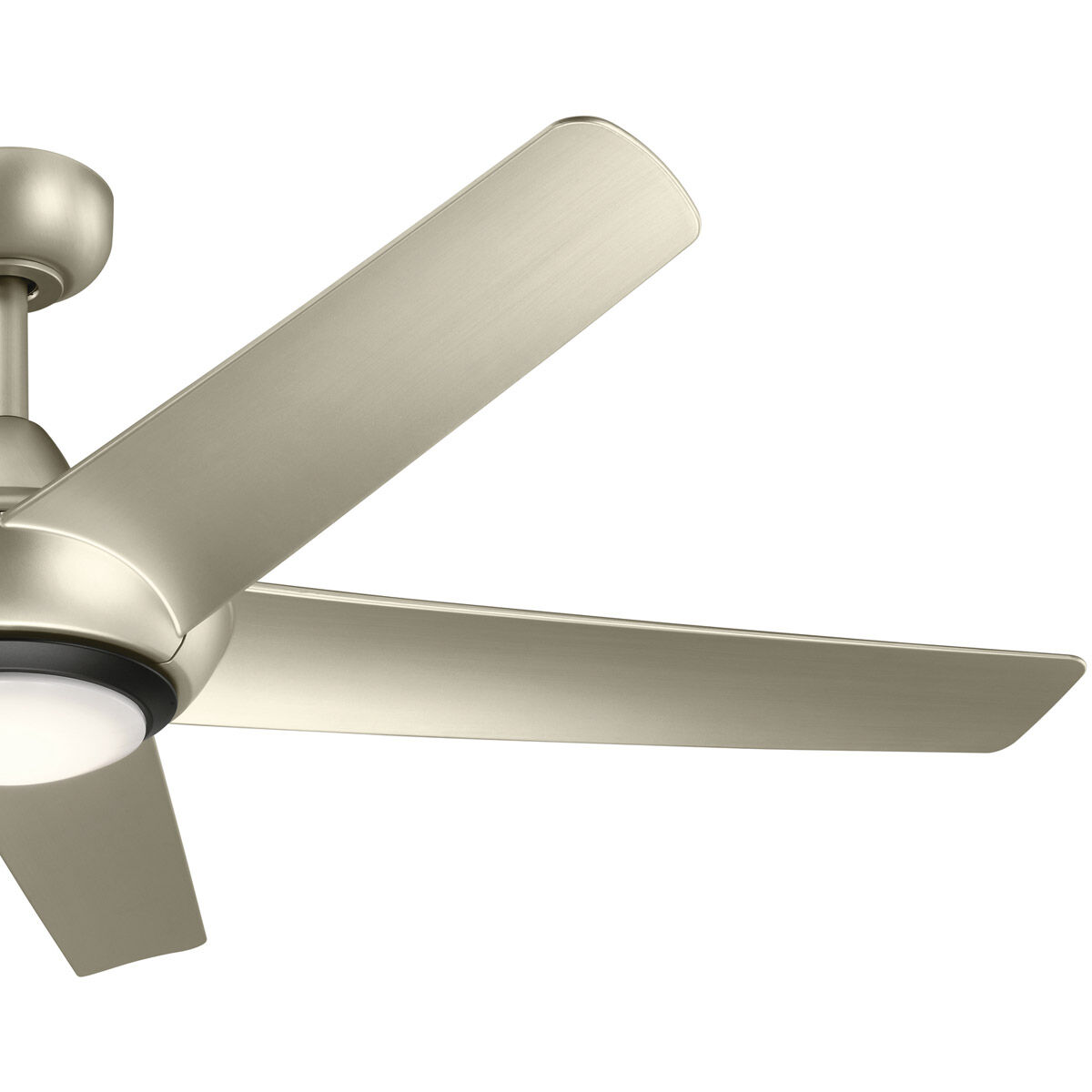 Kapono 52 inch Brushed Nickel Ceiling Fan