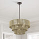 Acordia 6 Light 23 inch English Bronze Pendant Chandelier Ceiling Light