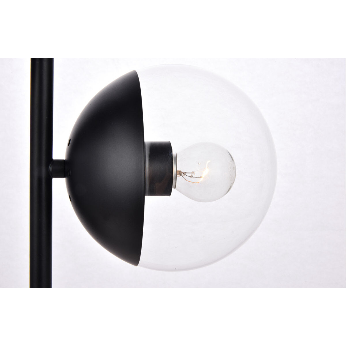 Eclipse 23 inch 40 watt Black Table Lamp Portable Light