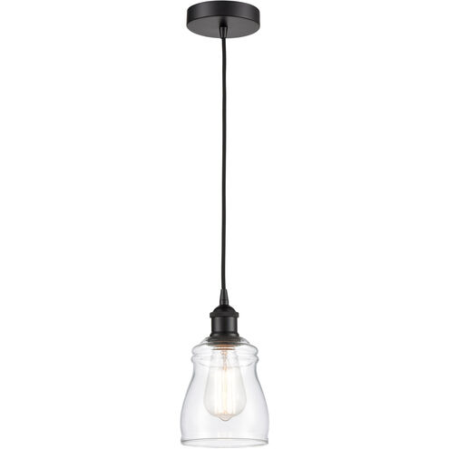 Edison Ellery LED 5 inch Matte Black Mini Pendant Ceiling Light