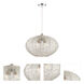 Faviola 4 Light 18 inch Chrome Pendant Ceiling Light