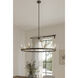 Noellea 8 Light 50 inch Dark Bronze and Legacy Brass Chandelier Ceiling Light