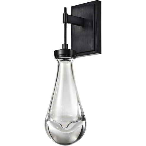 Vaso 1 Light 4.5 inch Satin Brushed Black Wall Sconce Wall Light