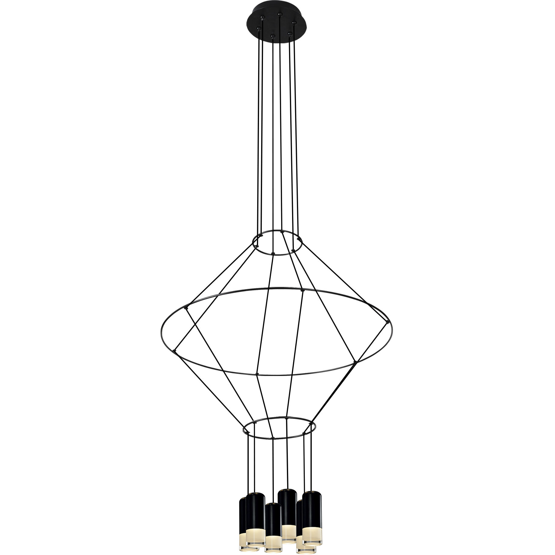 Expression 23.5 inch Black Pendant Ceiling Light