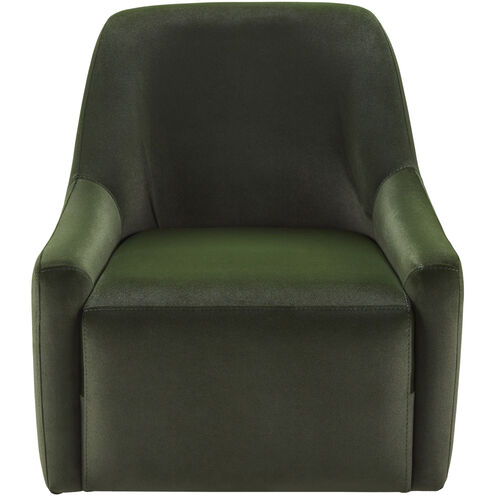 Tasa Upholstery: Dark Green; Base: Green Swivel Chair