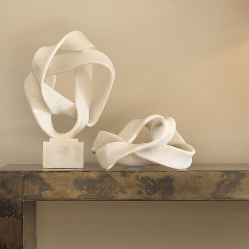 Intertwined Off White Table Object