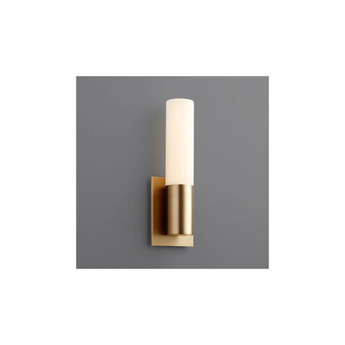 Magneta 1 Light 5 inch Aged Brass Sconce Wall Light
