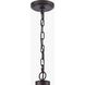 Tuscan 8 Light 32 inch Dark Bronze Chandelier Ceiling Light, Converts to Semi Flush