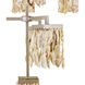 Palm Beach 10 Light Sand Dollar Chandelier Ceiling Light