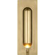 Sean Lavin Ponte Task Sconce Wall Light in 120V, Hand Rubbed Antique Brass