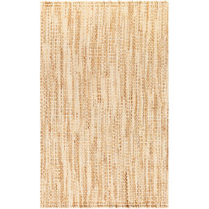 Jute Woven 36 X 24 inch Wheat/Cream Rugs, Rectangle