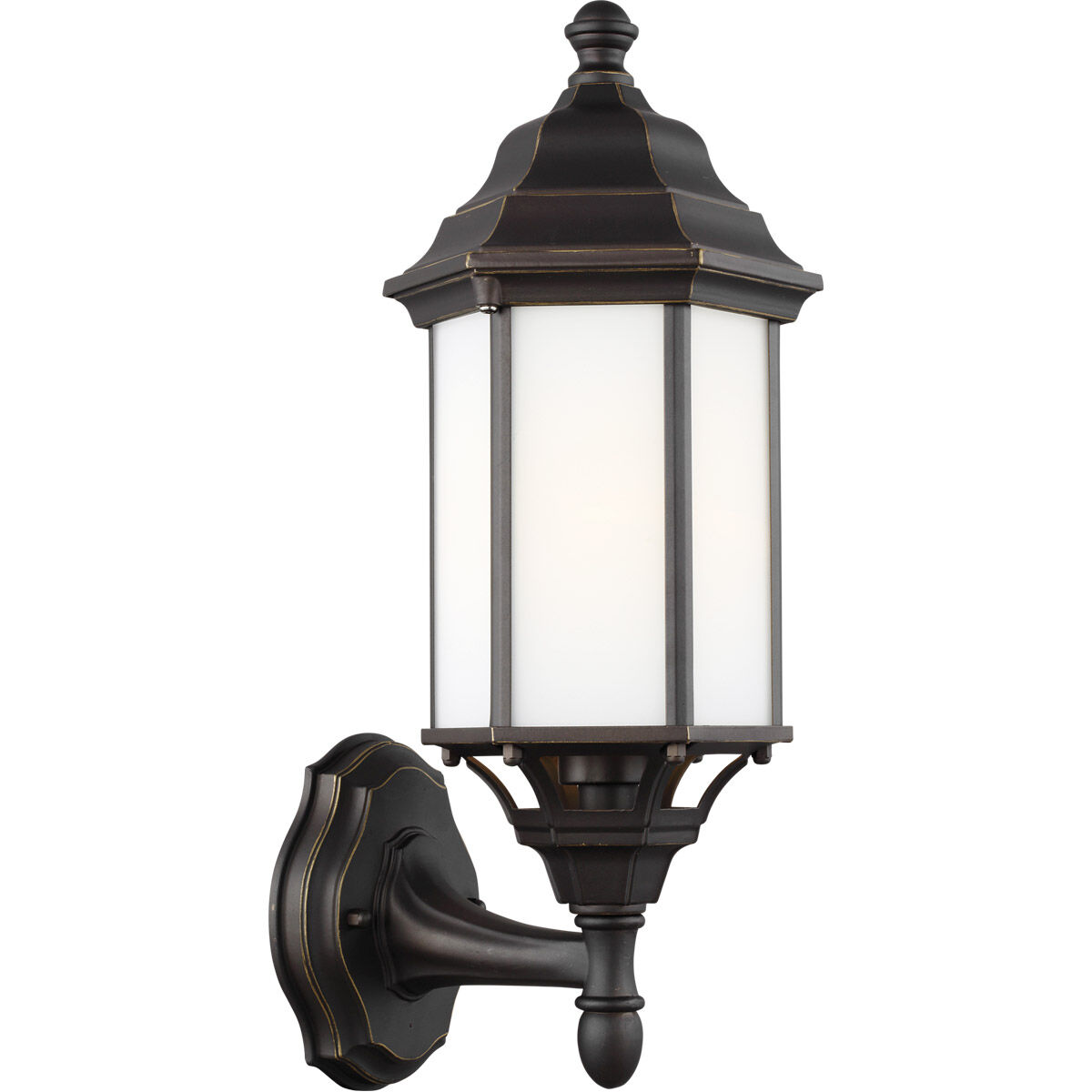 Sevier 1 Light 16.25 inch Antique Bronze Outdoor Wall Lantern, Small