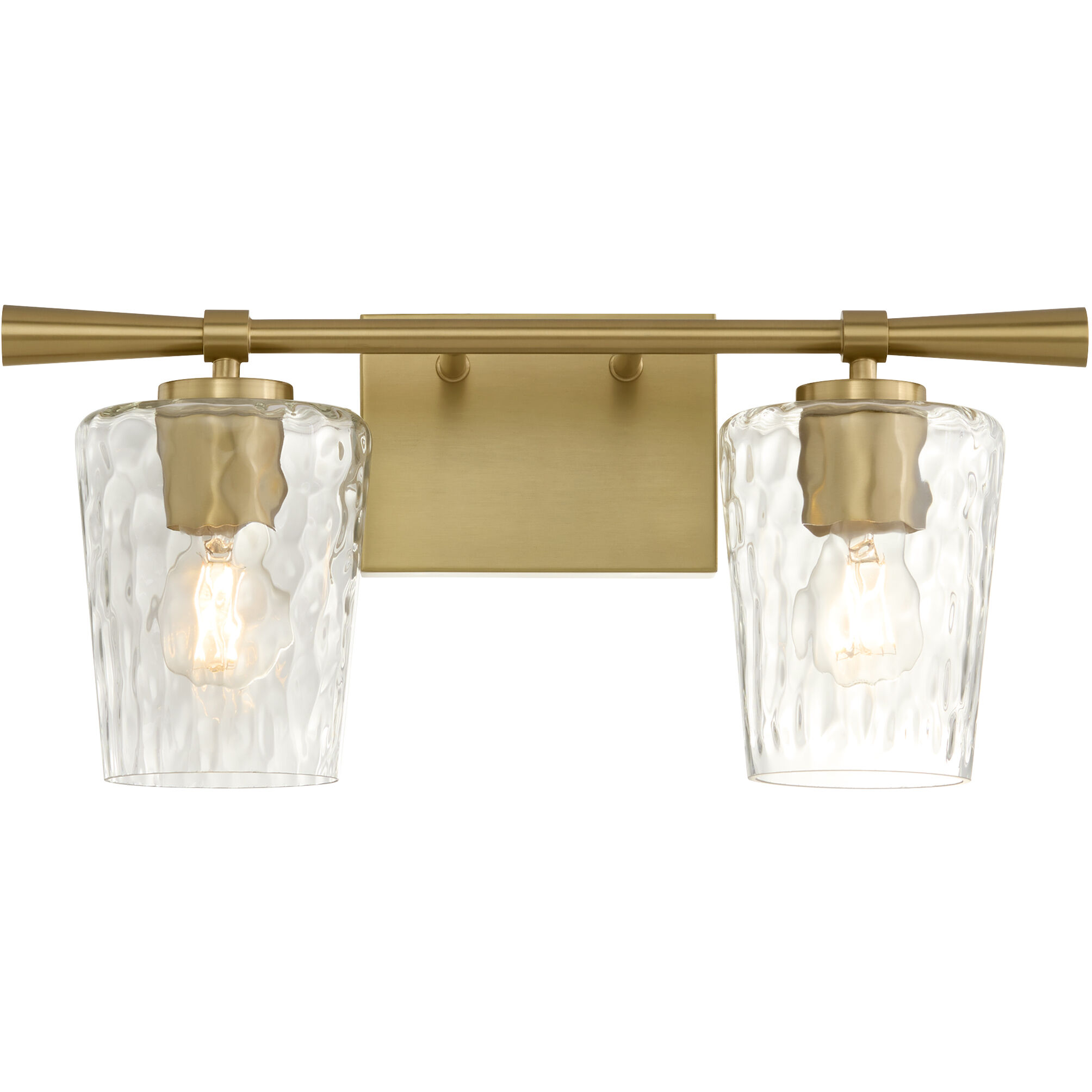 Goodwin 2 Light 19.13 inch Aged Brass Vanity Light Wall Light