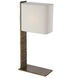 Anne-Marie Barton Fumar 34 inch 8.00 watt Ridged Tombac Statement Table Lamp Portable Light