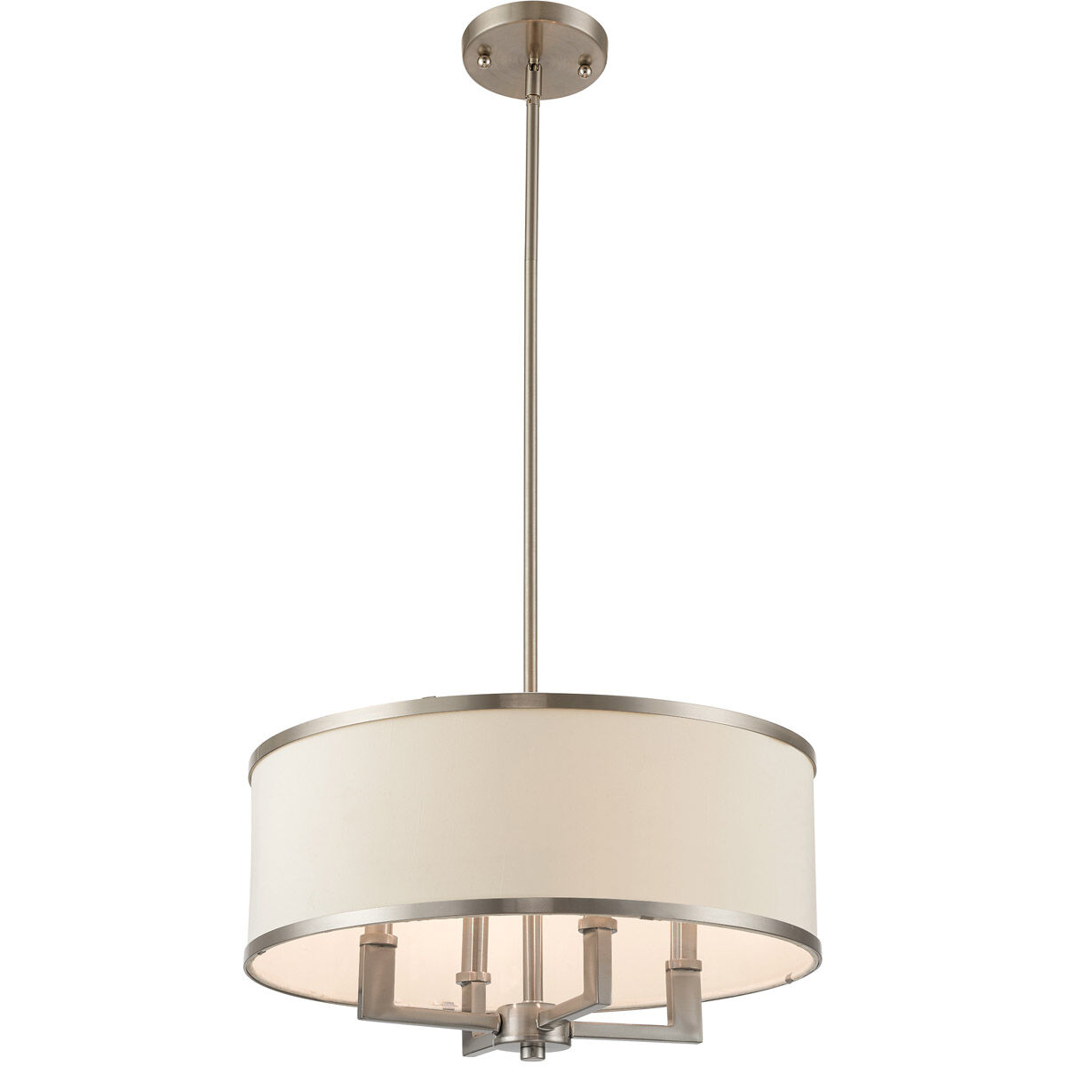 Park Ridge 4 Light 18 inch Brushed Nickel Chandelier Ceiling Light