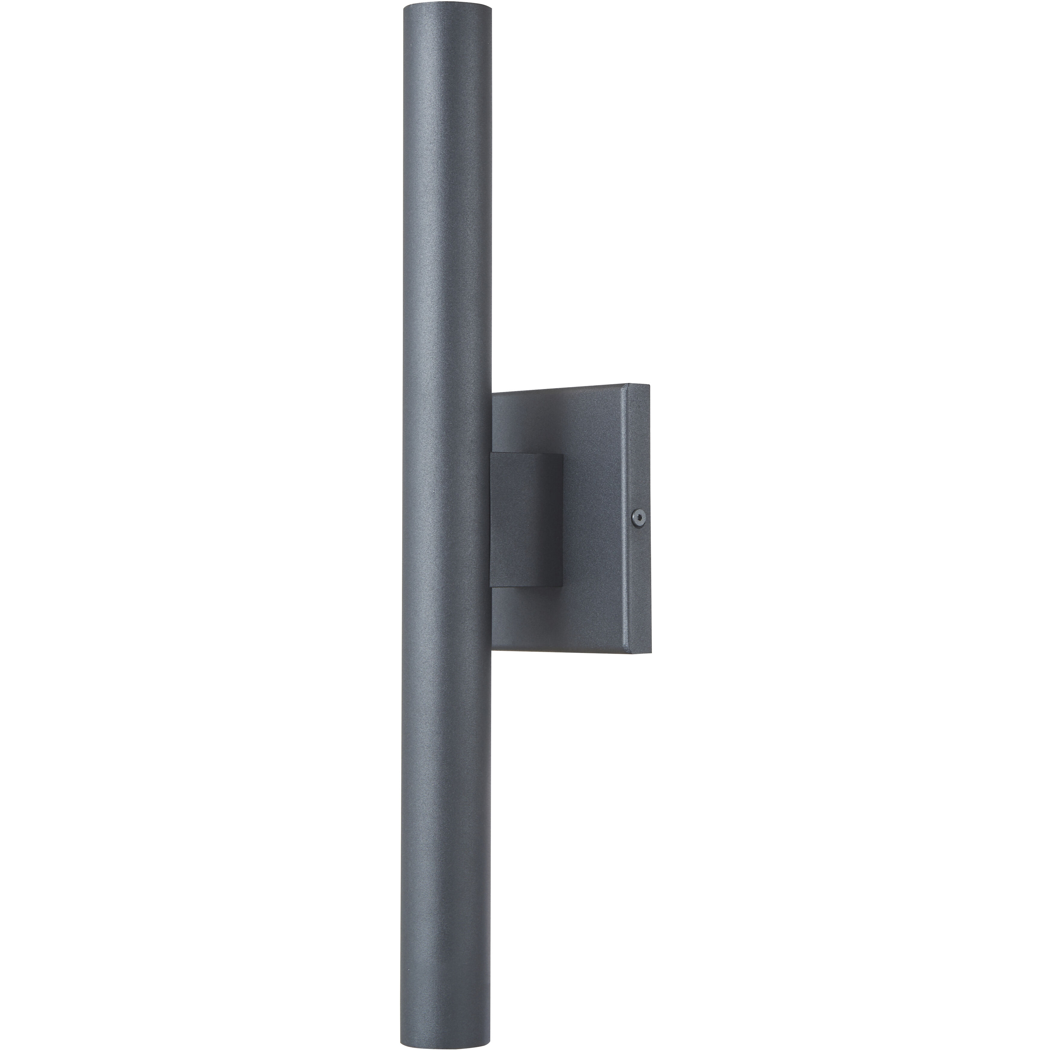 Obelisk LED 18 inch Matte Black Outdoor Wall Light
