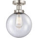 Beacon 1 Light 6.50 inch Semi-Flush Mount
