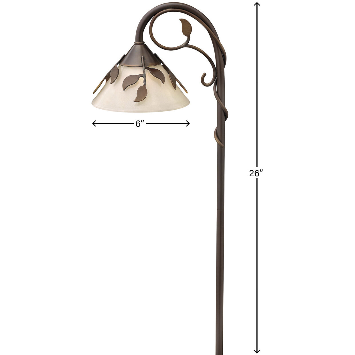 Ivy 12v 2.50 watt Copper Bronze Landscape Path Light