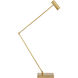 Sean Lavin Ponte 13.5 inch 9 watt Hand Rubbed Antique Brass Table Lamp Portable Light