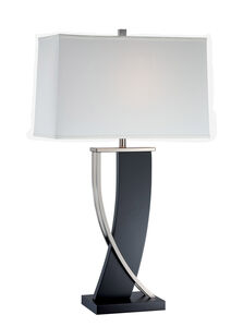 Estella 31 inch 100.00 watt Dark Walnut Table Lamp Portable Light