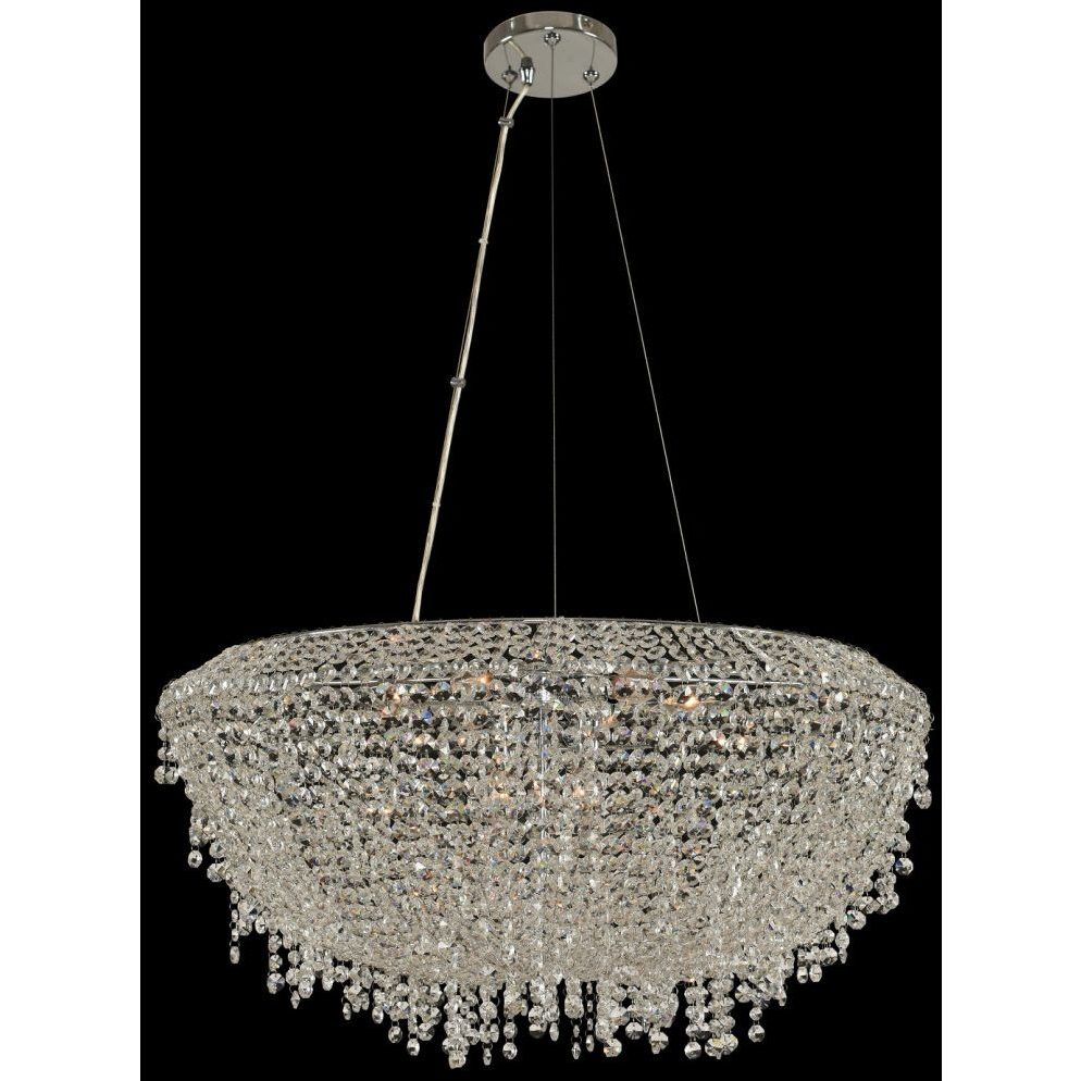 Massimo 9 Light 29 inch Chrome Pendant Ceiling Light