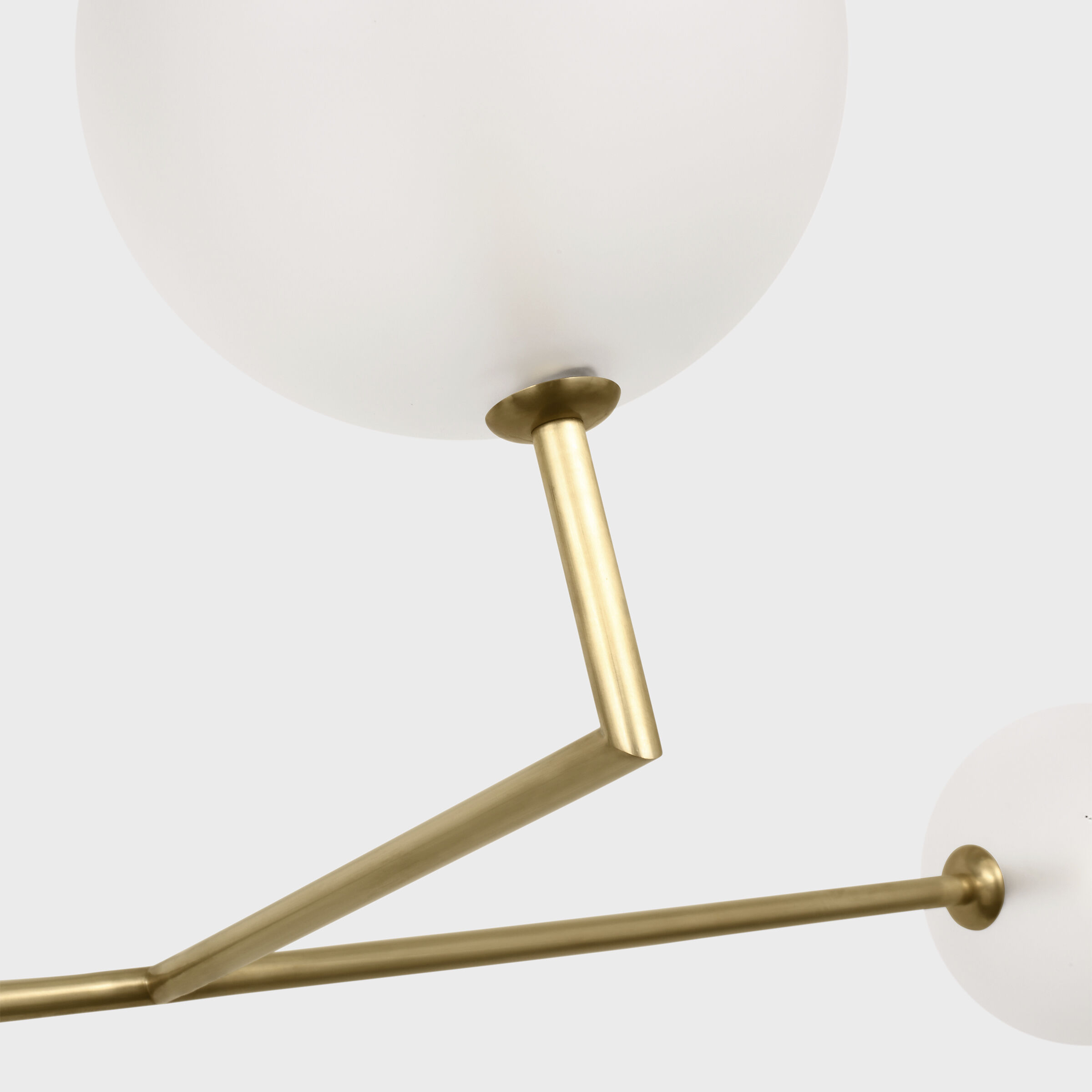 AERIN Linnea LED 58.75 inch Hand-Rubbed Antique Brass Chandelier Ceiling Light