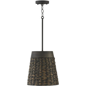Tallulah 1 Light 12 inch Charcoal Wash Pendant Ceiling Light