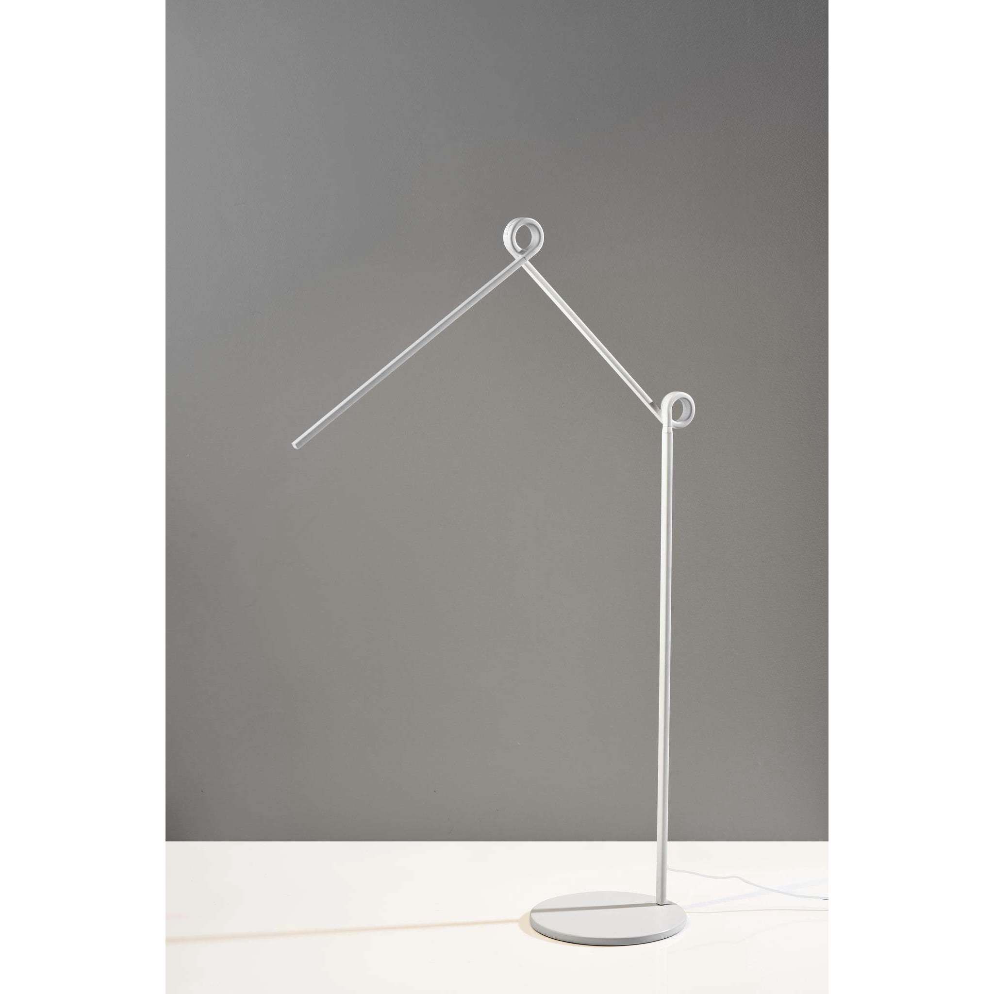 Knot 45.5 inch 10.00 watt White Floor Lamp Portable Light