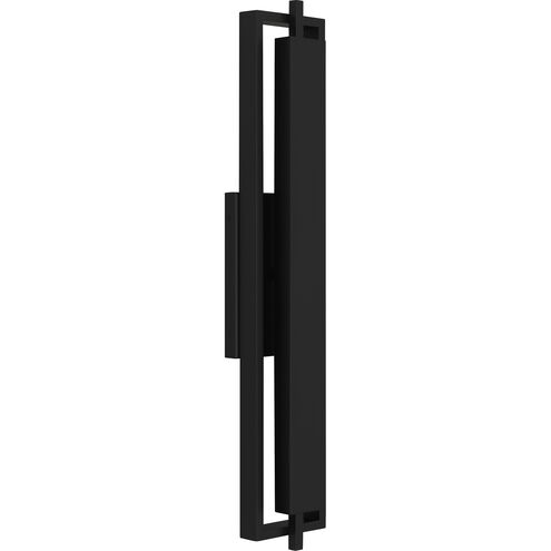 Pointsett LED 30 inch Matte Black Outdoor Wall Lantern, Extra Large