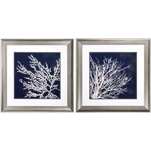 Waterside Collection Blue Framed Art
