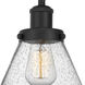 Cone 3 Light 25.75 inch Matte Black Bath Vanity Light Wall Light
