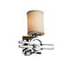 Textile LED 9 inch Brushed Nickel Wall Sconce Wall Light