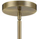 Rohe 8 Light 28 inch Oxidized Brass Chandelier Ceiling Light