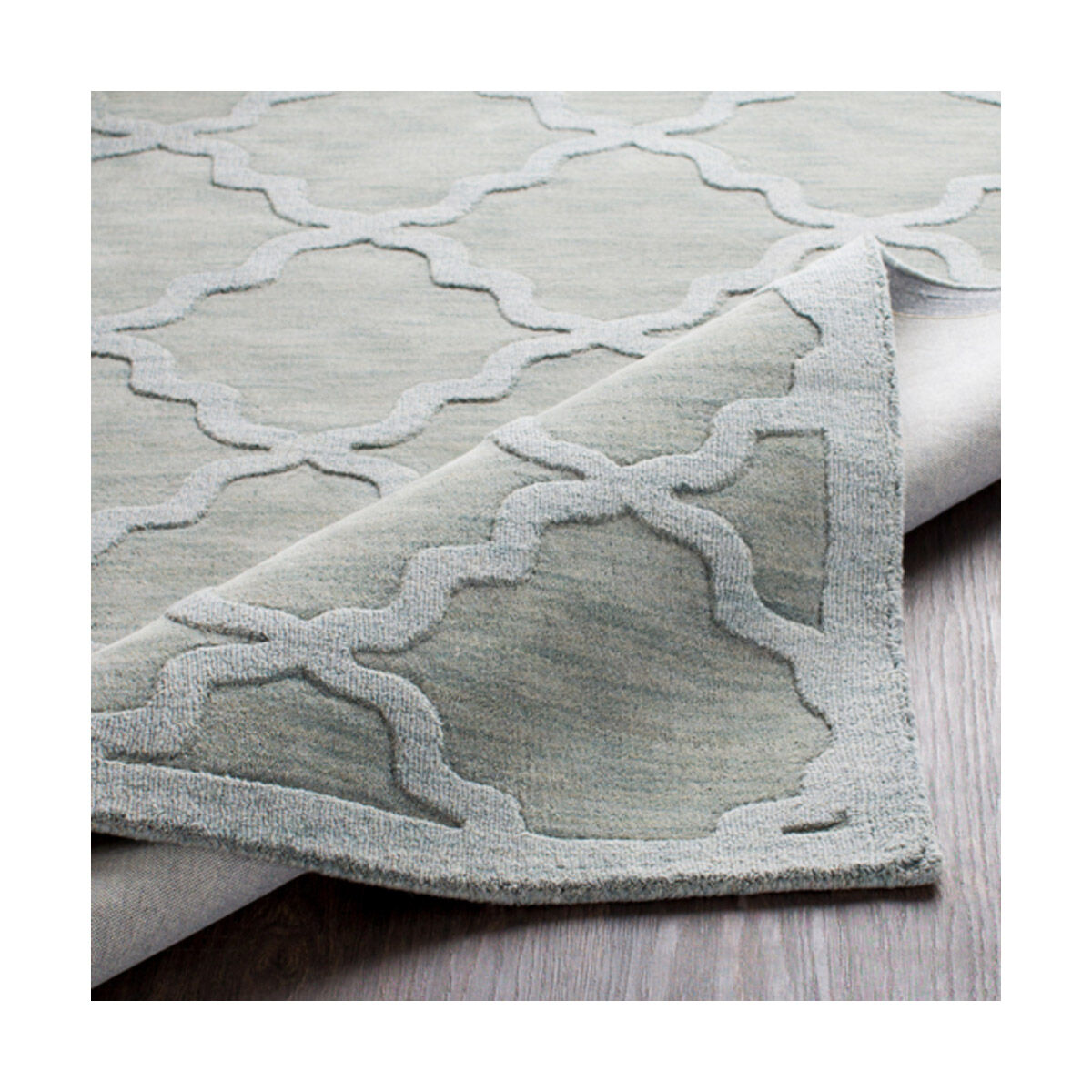 Central Park 168 X 27 inch Ice Blue/Sage Rugs, Runner