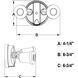 Outdoor Security LED 4.25 inch White Outdoor Security