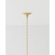 Bette 6 Light 33 inch Grecian Gold Leaf Chandelier Ceiling Light, Bunny Williams Collection