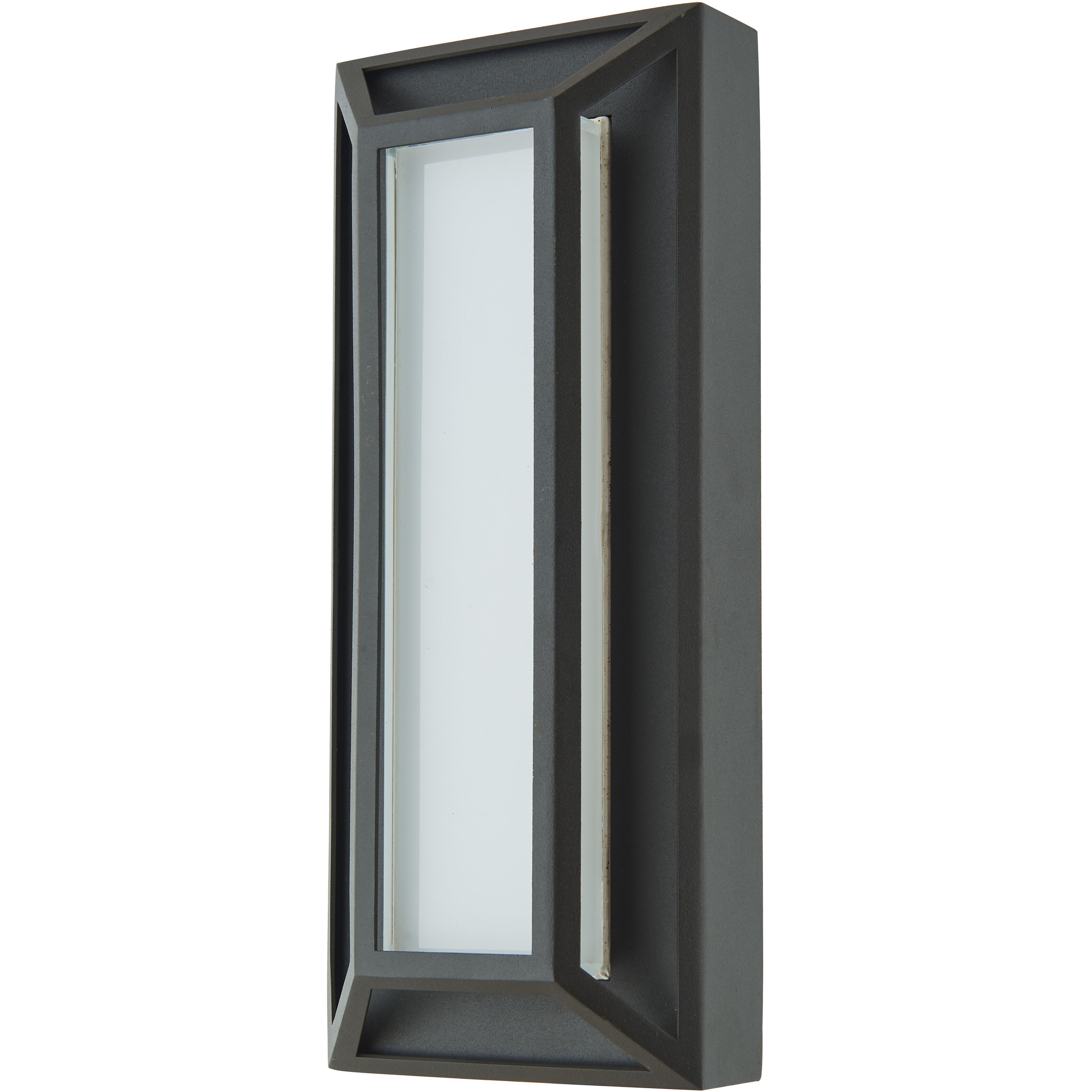 Cell LED 12 inch Matte Black Outdoor Wall Light