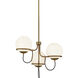Alora Mood Alba 3 Light 22.88 inch Aged Gold Chandelier Ceiling Light
