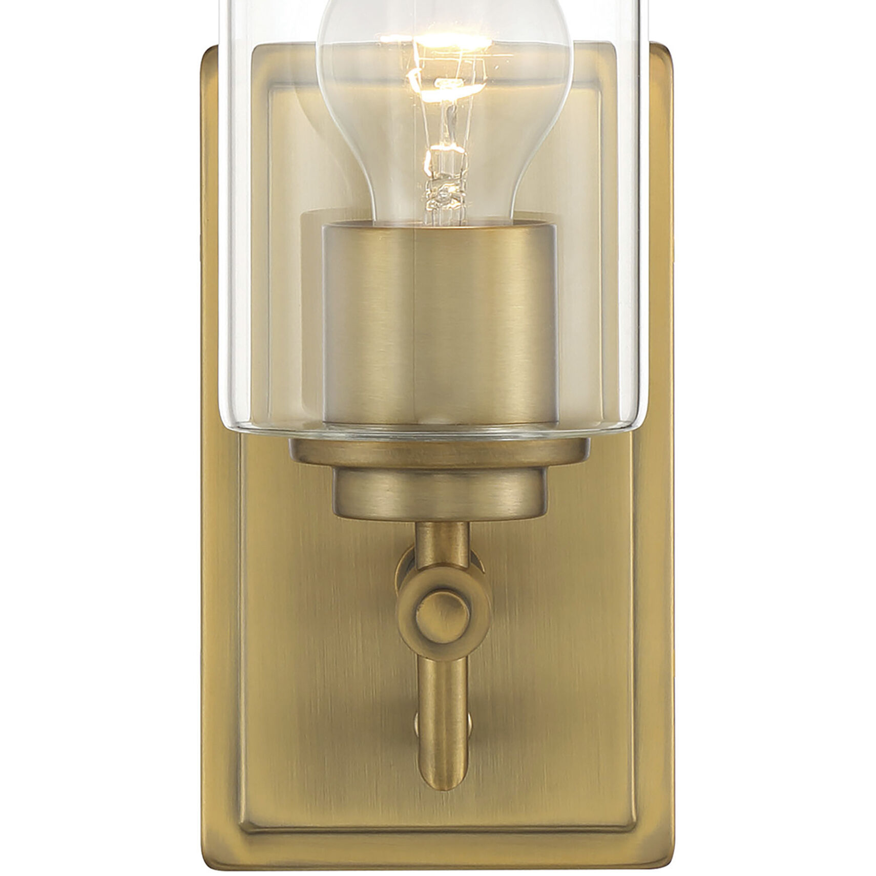 Binsly 1 Light 4.5 inch Aged Brass Bath Vanity Wall Light