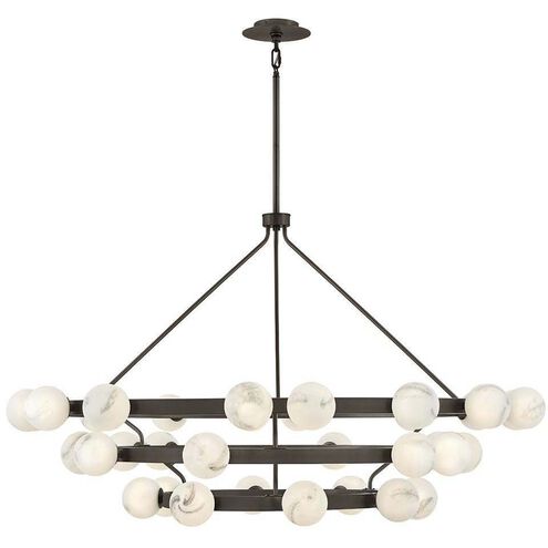 Selene 36 Light 60 inch Black Oxide Chandelier Ceiling Light