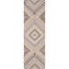 Wanderer 96 X 30 inch Gray and Neutral Runner, Wool