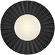 Stevie 1 Light 9.75 inch Black Flush Mount Ceiling Light, Small