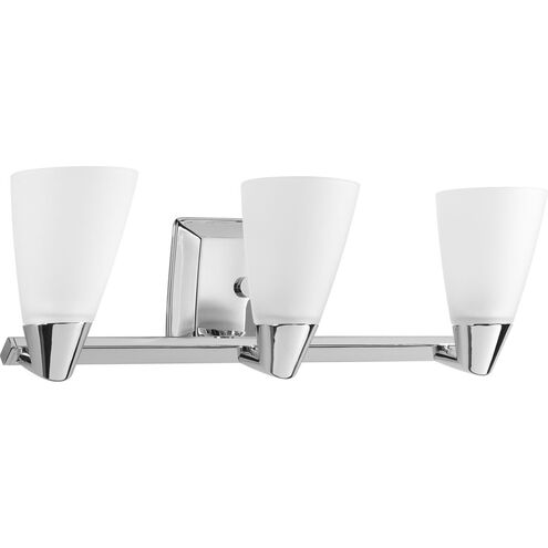 Rizu 3 Light 22.5 inch Polished Chrome Bath Vanity Wall Light