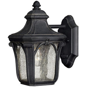 Trafalgar LED 10 inch Museum Black Outdoor Wall Mount Lantern