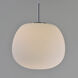 Puffs LED 6.25 inch White Single Pendant Ceiling Light