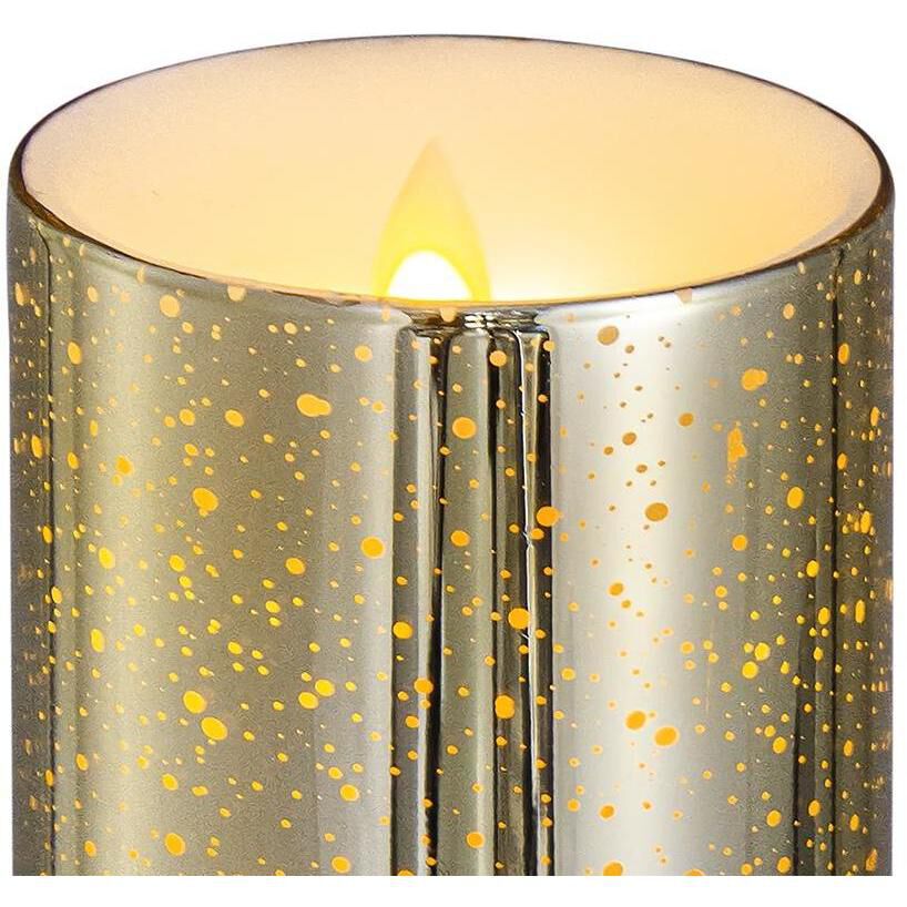 Speckled 5 X 3 inch LED Candle
