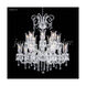 Venetian 16 Light 39 inch Silver Large Entry Crystal Chandelier Ceiling Light, Large