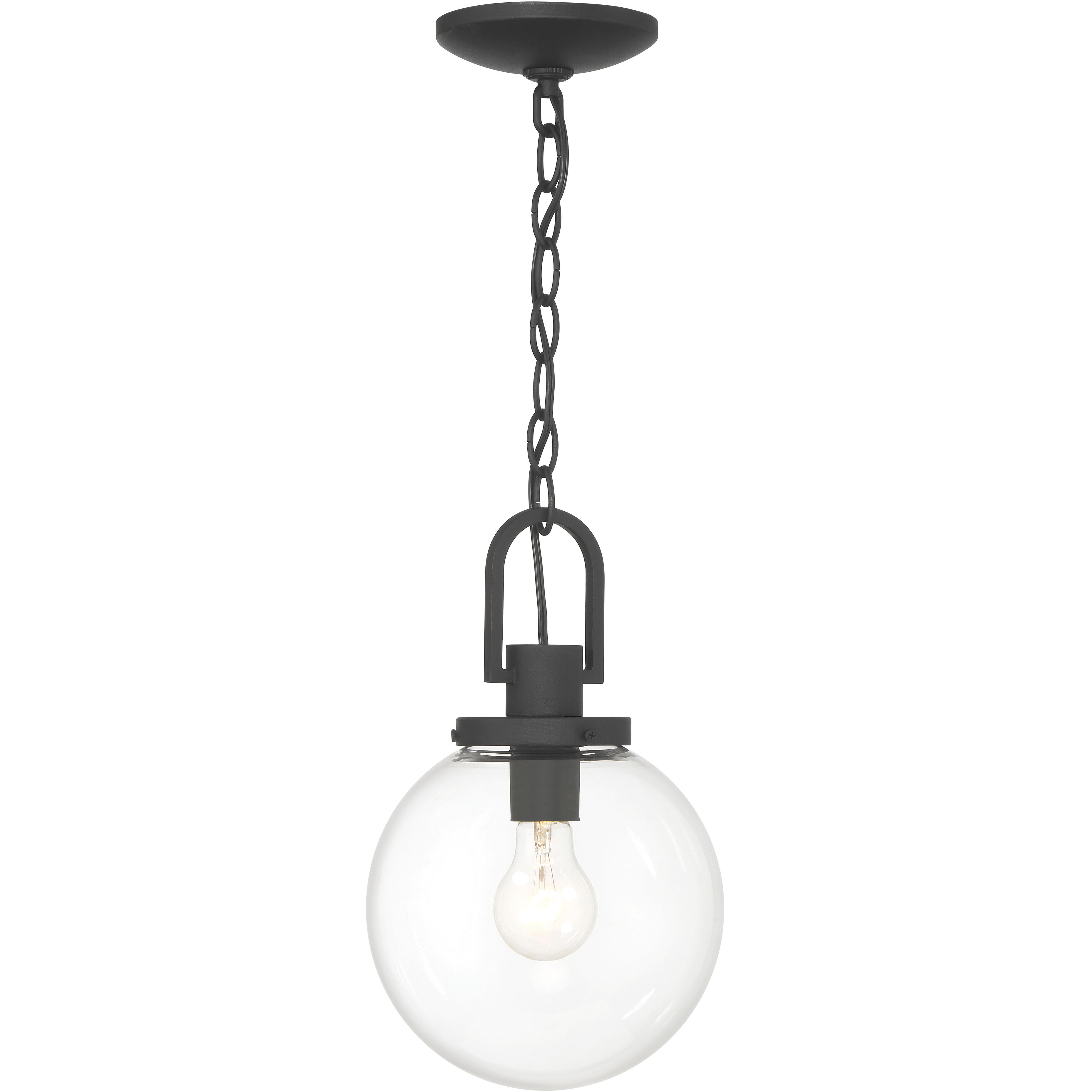 Wenston 1 Light 8 inch Sand Coal Outdoor Pendant, Great Outdoors